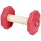 "Training course" Wooden Dog Training Dumbbell with Removable Weight Plates (1.4 lbs (650 g) )